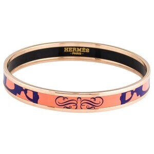 NEVER WORN Hermès Narrow Enamel Bangle